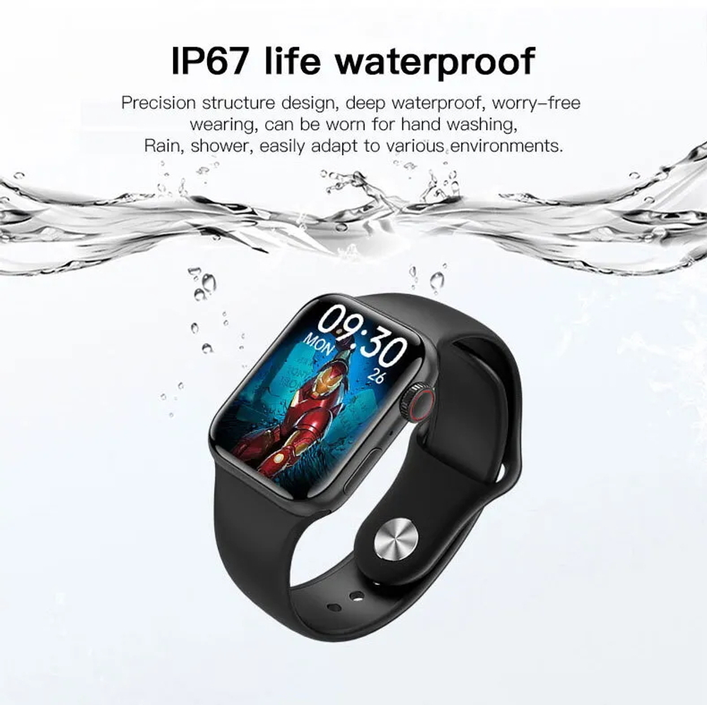 Смарт часы 2021, Smart Watch M16 Plus / Черный