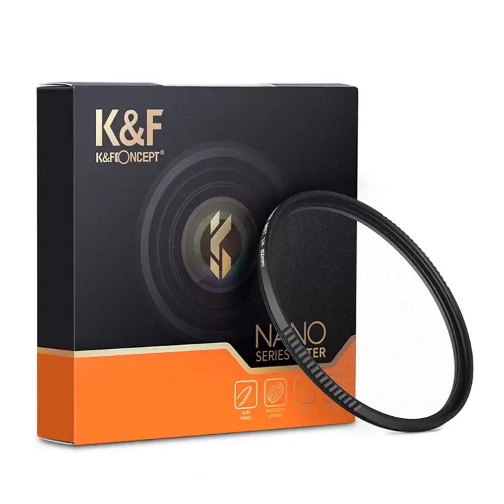 Светофильтр K&F Concept Nano-X Black Diffusion 1/4 49мм KF01.1476