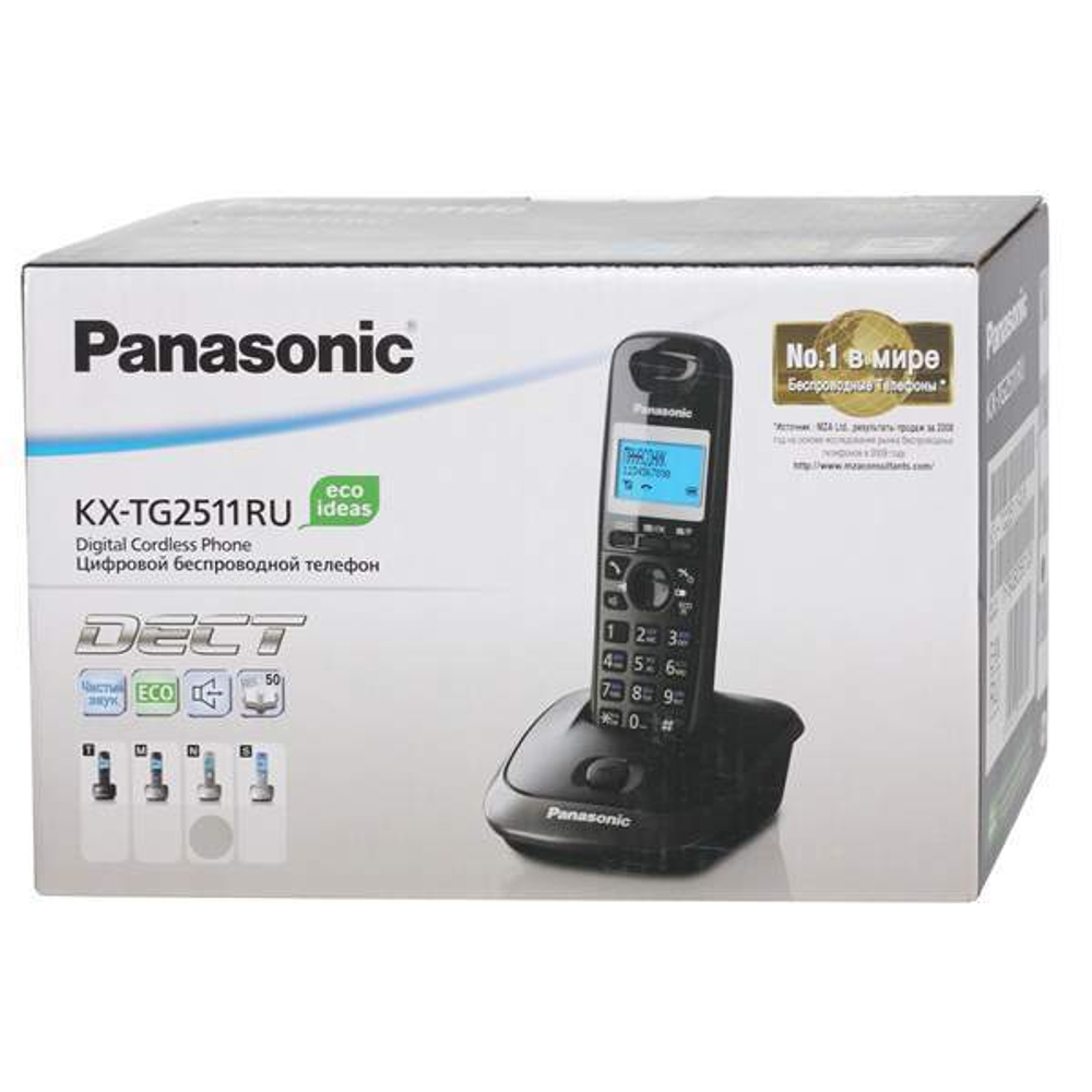 DECT телефон Panasonic KX-TG2511RUN золотистый