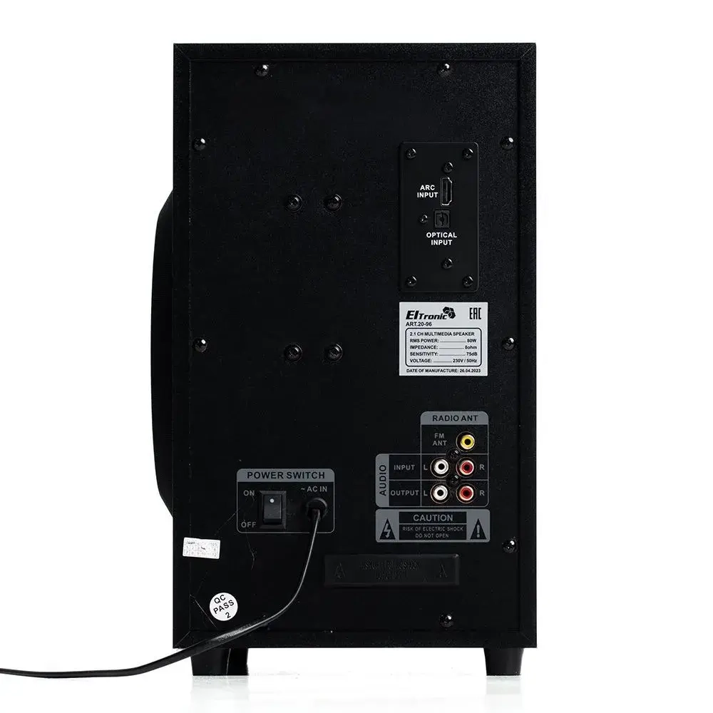 Портативная колонка Eltronic 20-96 Black (1377671)