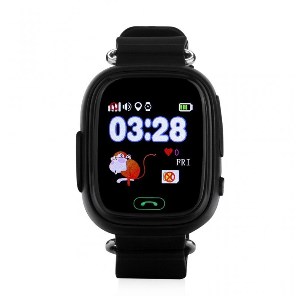 Детские смарт-часы Smart Baby Watch Q90 Black/Black