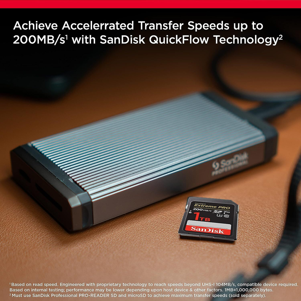 Карта памяти SanDisk SDXC 1000Гб SDSDXXD-1T00-GN4IN (SDSDXXD-1T00-GN4IN)