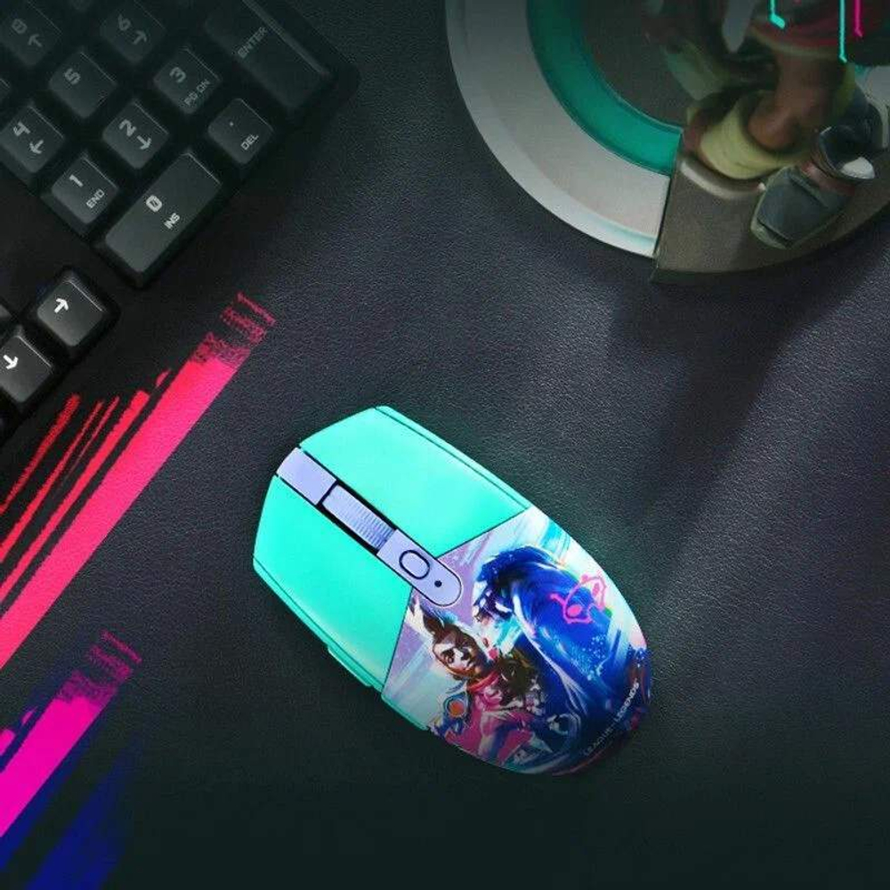 Беспроводная игровая мышь Logitech G304 EKKO бирюзовый
