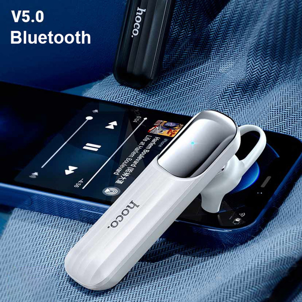 Гарнитура Bluetooth Hoco E57 Essential - Белая