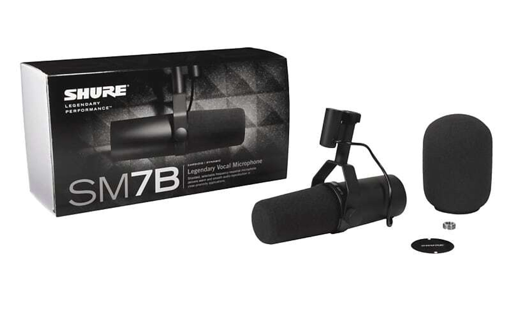 Динамический вокальный микрофон Shure SM7B Cardioid Dynamic Microphone