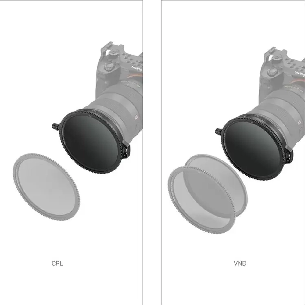 Комплект светофильтров SmallRig 3864 CPL-VND + Rod Clamp 95мм