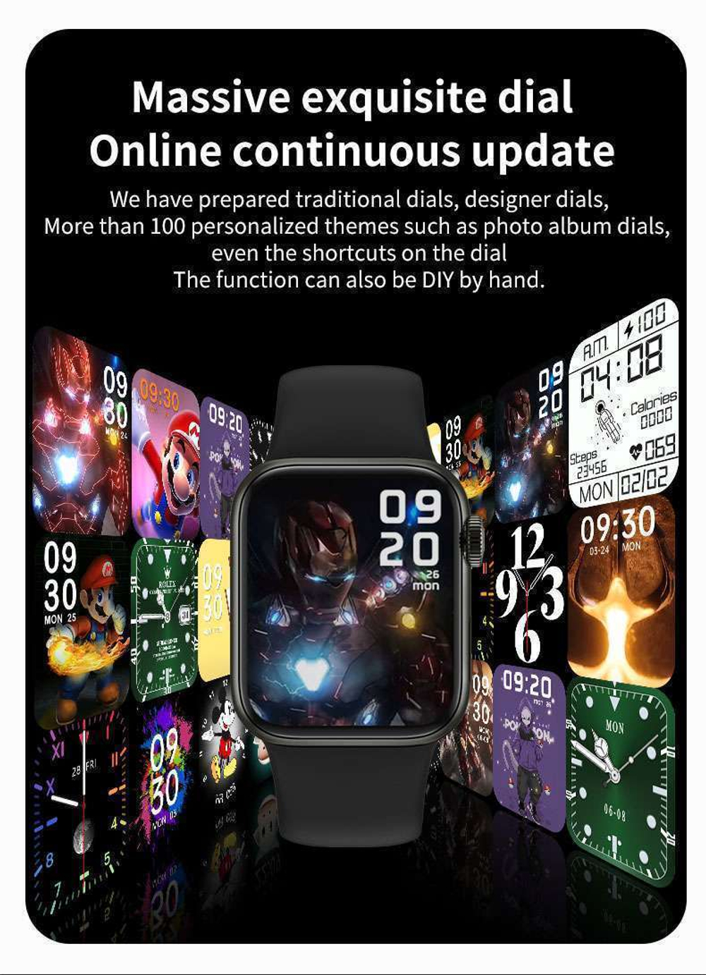Смарт-часы Smart Watch Smart Watch M26 PRO 44mm (Черный)