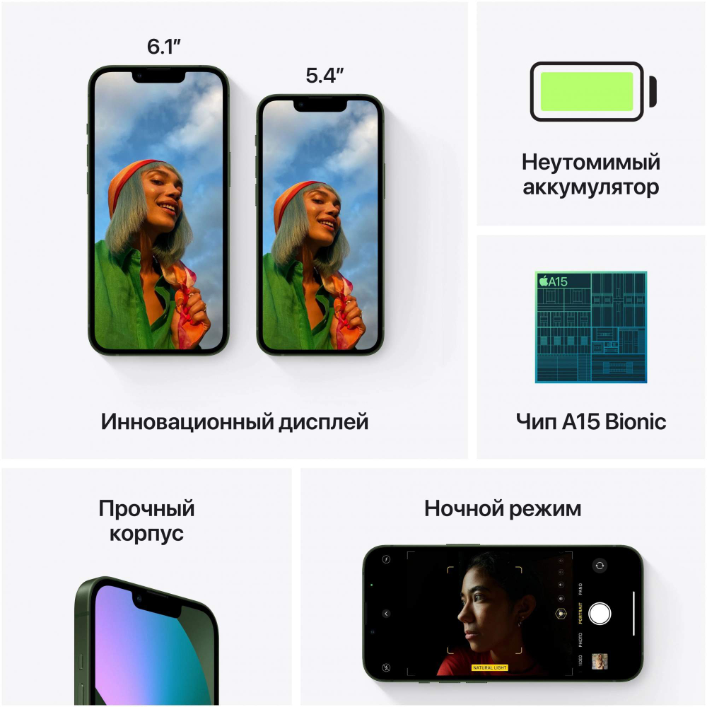 Смартфон Apple iPhone 13 128GB Starlight